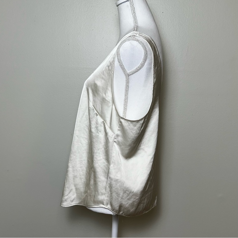 H&M Premium Satin Tank (L) – Luxe Ivory Essential - Picture 4 of 7